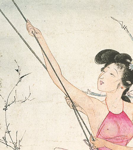 肥城-胡也佛的仕女画和最知名的金瓶梅秘戏图
